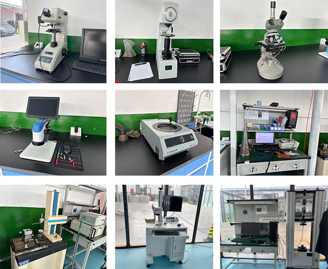 Equipo de inspecci&oacute;n de calidad de abrazaderas de manguera