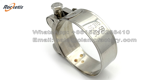 china-bolt-hose-clamp-single-bolt-high-pressure