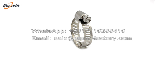 China Clamp stainless steel 304 worm drive screw mechanism