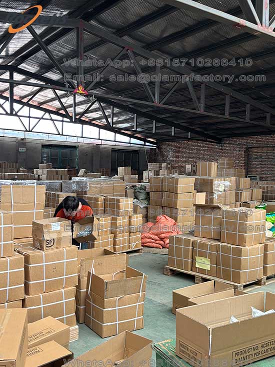 Abrazadera de oreja única continua en acero inoxidable 304 sin escalones para mangueras industriales 4