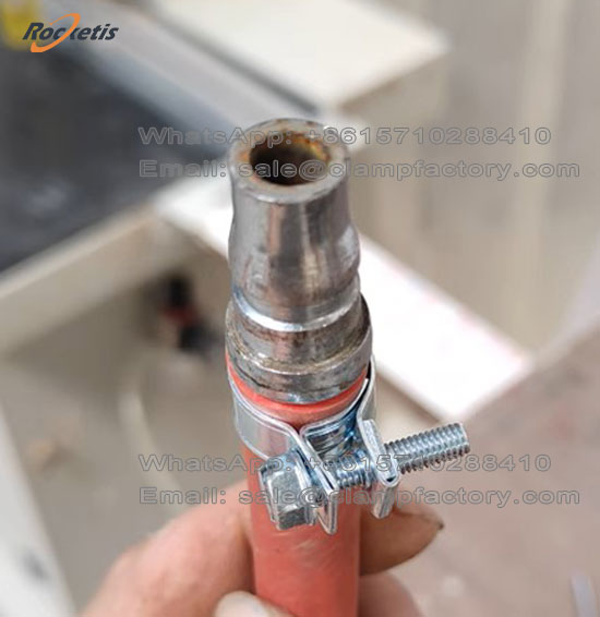 Abrazadera para manguera de gasolina y gas estilo mini en acero inoxidable y acero al carbono de alta resistencia 4