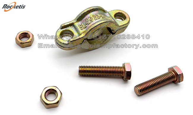 Abrazaderas para manguera de alta presión en hierro fundido maleable con diseño de doble perno e interlocking 4