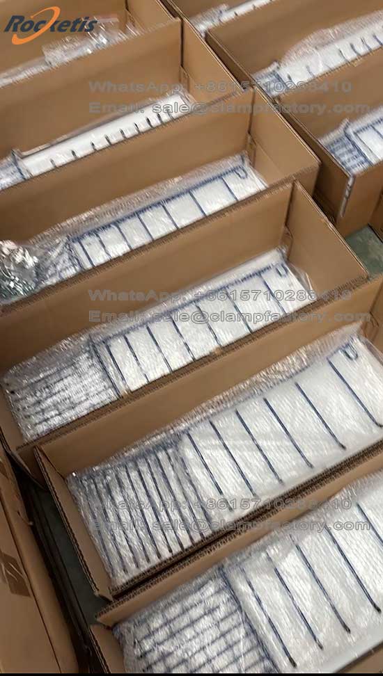 Exhibidor de abrazaderas para manguera en acero de alta resistencia para punto de venta en ferreterías 5