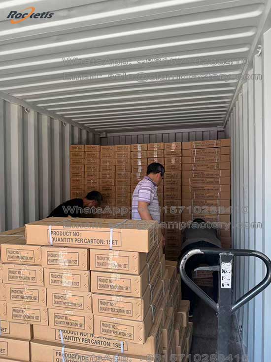 Exhibidor de abrazaderas para manguera en acero de alta resistencia para punto de venta en ferreterías 4