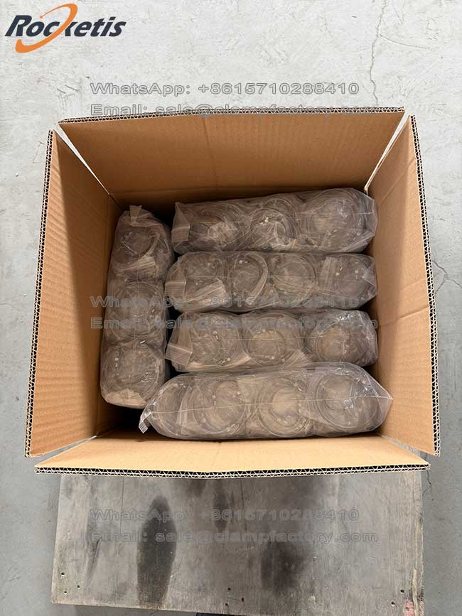 Fábrica abrazaderas en China - Producción de CV boot straps en acero inoxidable para fuelle de junta homocinética 4
