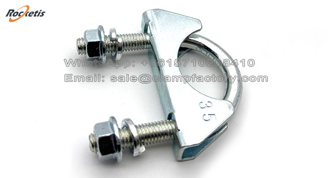 Tipos de abrazadera para manguera - Modelo de doble alambre con perno para fijación de cables 1
