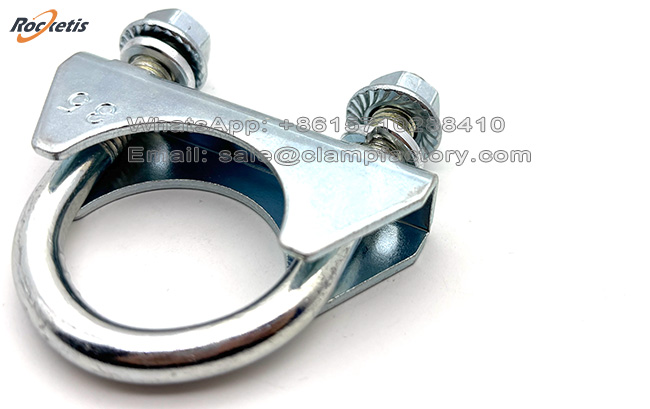 Tipos de abrazadera para manguera - Modelo de doble alambre con perno para fijación de cables 2