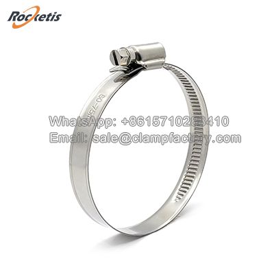 Abrazaderas Inox Tipo Alemania Abrazadera de Manguera de Banda No Perforada