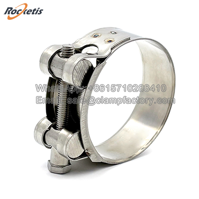 China Bolt Hose Clamp - Industrial Grade Single Bolt High Pressure Hose Clamp