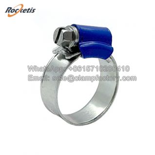 Blue British Hose Clamps