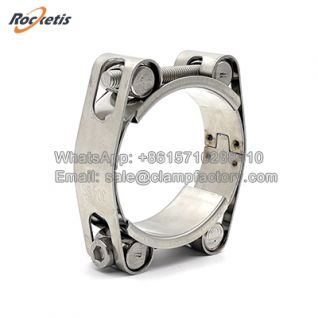 Double Bolt Hose Clamps Stainless Steel
