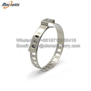 Stainless steel Single Ear Adjustable Circular Clamps