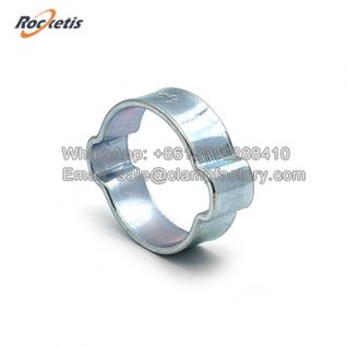 Zinc Plated Double Ear Hose Clamp