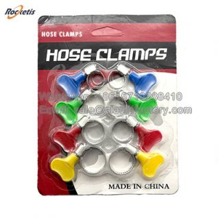 8 Pieces Blister Pack Assorted Hose Clamp Kit