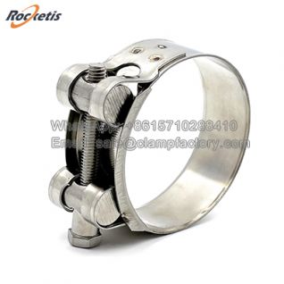 China Bolt Hose Clamp - Industrial Grade Single Bolt High Pressure Hose Clamp